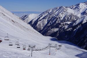 ski lift in a ski resort in vail co