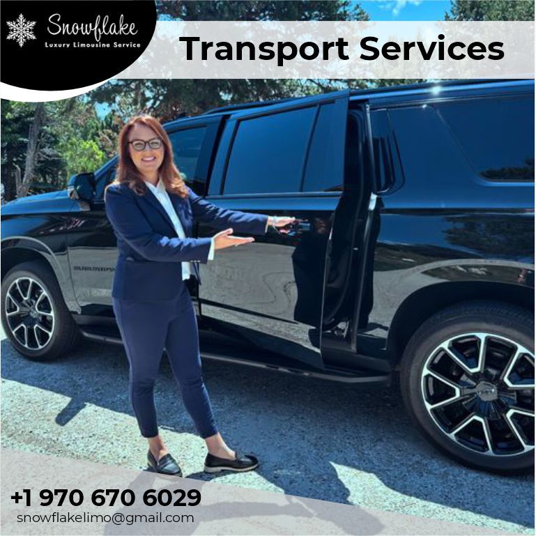 Transport Services by Snowflake Limo: Perfect for Every Event When it comes to transportation for special events, you want reliability, comfort, and style. Snowflake Limo offers exceptional Transport Services that cater to a variety of needs, from corporate events to weddings and parties. With years of experience in the luxury transportation industry, we pride ourselves on delivering top-tier service to ensure your event runs smoothly and efficiently. Reliable and Stylish Vehicles At Snowflake Limo, we understand the importance of arriving in style. Whether you need a sleek limousine for a wedding, a spacious van for a corporate retreat, or a stylish sedan for an intimate gathering, we have a fleet that meets your needs. Our vehicles are equipped with the latest amenities to make your ride as comfortable as possible. From plush leather seats to modern sound systems, we ensure every journey is an experience to remember. Professional Chauffeurs Our experienced chauffeurs are committed to providing a seamless and professional service. They are well-trained, courteous, and dedicated to making sure you get to your destination on time and in comfort. You can trust them to handle the driving, so you can focus on enjoying your event. They are also familiar with local routes, ensuring that you avoid any delays, traffic, or confusion on the way. Affordable Pricing At Snowflake Limo, we offer competitive pricing without compromising on quality. We believe that luxury transportation should be accessible, which is why we offer a range of packages to suit different budgets. Whether you are planning a one-off event or need transport services for multiple occasions, we provide cost-effective solutions without sacrificing comfort or service quality. ________________________________________ FAQs about Snowflake Limo's Transport Services: 1. What types of events can I use your transport services for? Snowflake Limo provides transportation for weddings, corporate events, airport transfers, parties, and more. Our vehicles cater to any occasion that requires luxury and style. 2. Are your vehicles equipped with Wi-Fi? Yes, many of our vehicles are equipped with Wi-Fi, allowing you to stay connected during your ride. We also offer other amenities such as charging ports and entertainment systems. 3. How can I book a transport service with Snowflake Limo? You can easily online through our website, or you can contact our customer service team to discuss your needs and confirm your reservation. Book Our Services