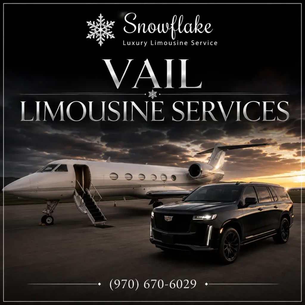 Luxury Vail limousine services for executive meetings and corporate travel