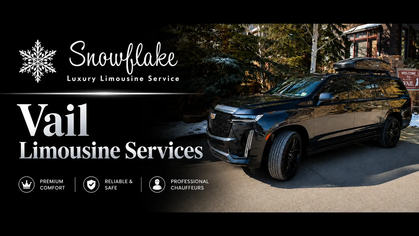 Snowflake Limo offering reliable Vail limousine services with experienced chauffeurs