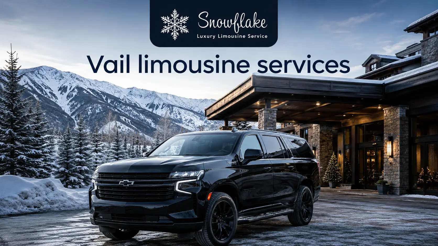 Premium Vail limousine services with luxury vehicles for couples, families, and group weekend travel